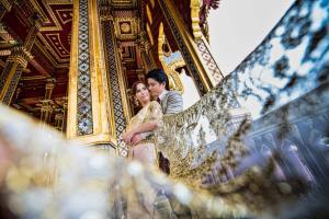 ชุดไทยเจ้าสาว ชุดไทยจักรพรรดิ์ เช่าที่แบมบี้ เวดดิ้ง ห้วยขวาง